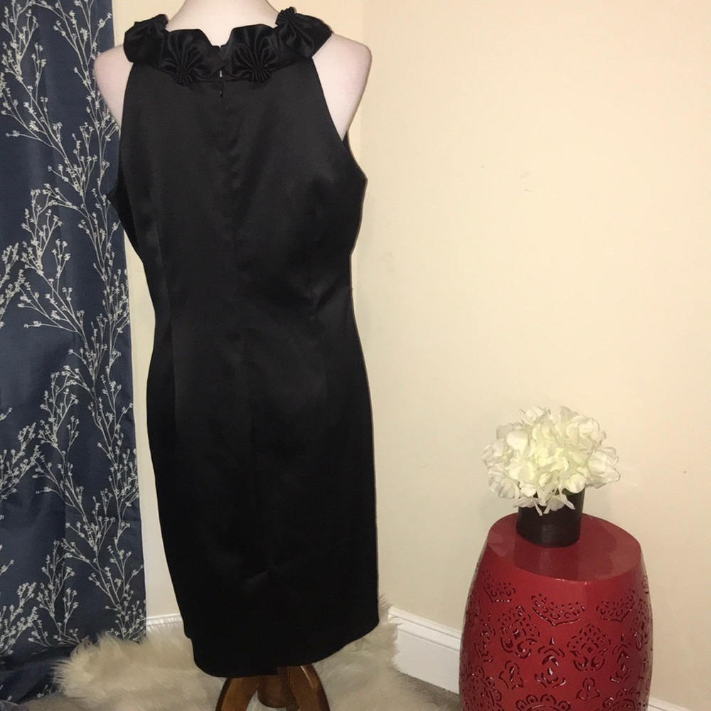Eliza J LBD Black Sheath Dress - Picture 3 of 7